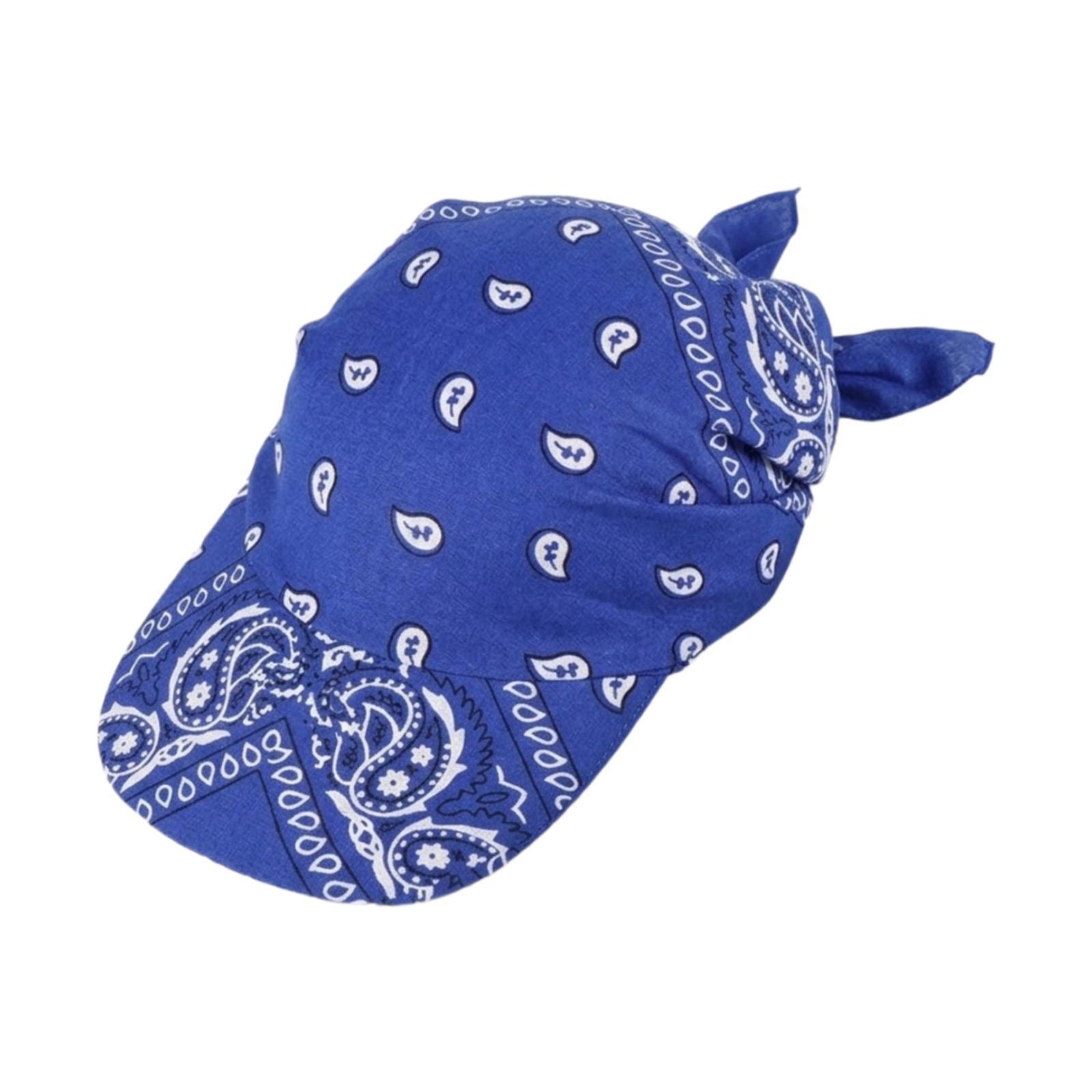 Tachiuwa Head Scarf Bandana Cap with Brim Comfortable Sun Hat for