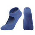 thumbnail image 1 of Ladies' Solid Color Backless Grip Socks Yoga Ankle Sports Socks Ladies' Anti Slip Slippers Socks, 1 of 2
