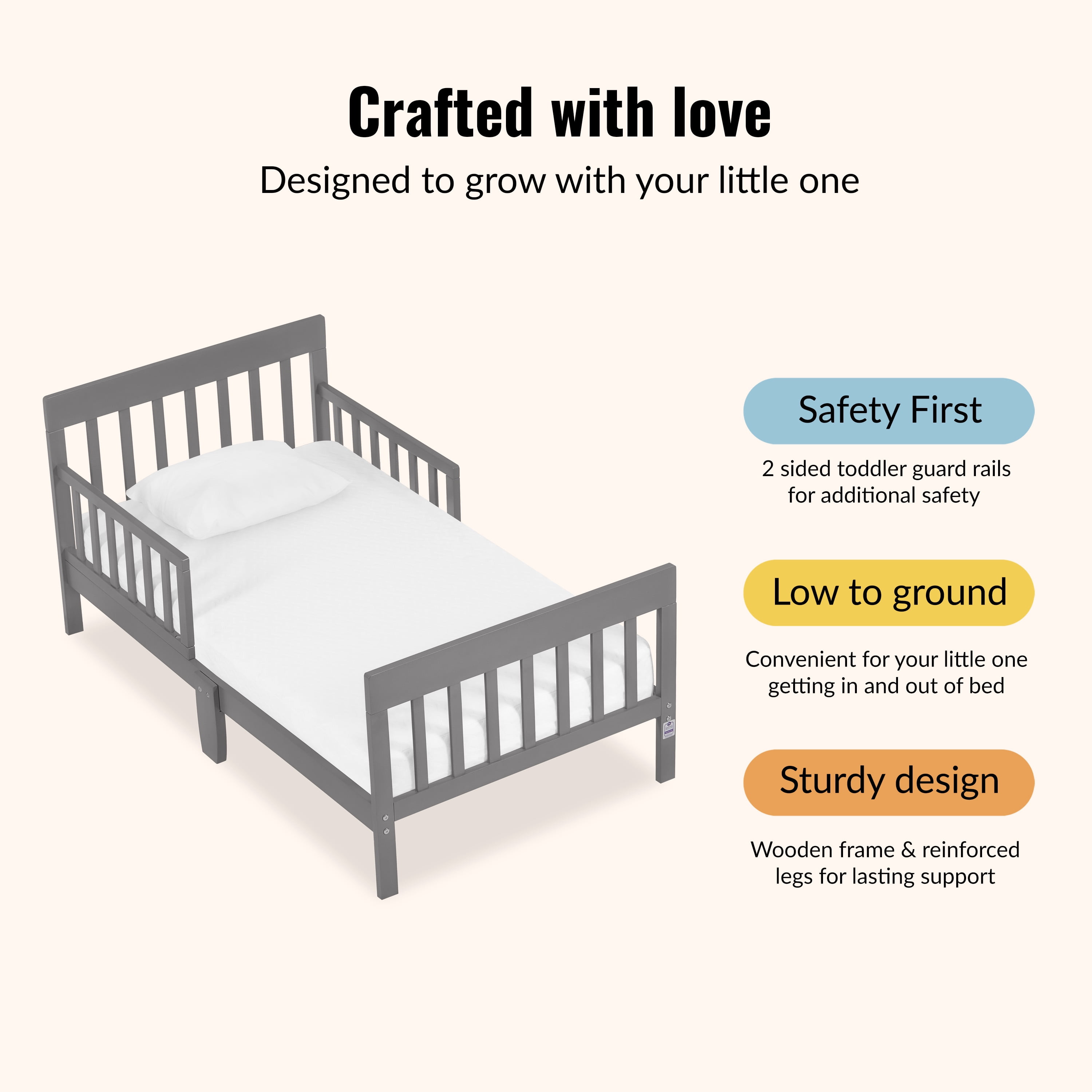 Dream On Me Finn Toddler Bed