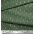 thumbnail image 2 of Soimoi Rayon Fabric Curve Diamond & Clock Tower Architectural Printed Craft Fabric by the Yard 42 Inch Wide, 2 of 3