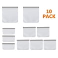 thumbnail image 3 of AMERTEER 10 Pcs Sacs de Rangement Alimentaires Réutilisables Sacs à Collation Réutilisables Sac à Lunch Antigel pour Viande et Légumes Surgelés, 3 of 6