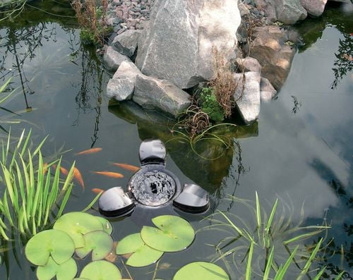 KoolScapes Floating Pond Skimmer, Outdoor Debris Removal for Clear Water Features