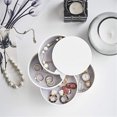 thumbnail image 2 of CEHVOM Jewelry Storage Box 4-Layer Rotatable Jewelry Accessory Storage Tray With Lid Clearance, 2 of 5