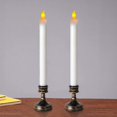 thumbnail image 4 of Battery Operated Taper Candles with Holder Flickering Warm, 4 of 7