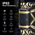 thumbnail image 3 of Mistaha Solar Powered Wall Light Outdoor Fence Lamp Up & Down Hollow-out Design Sensitive Light, 3 of 8