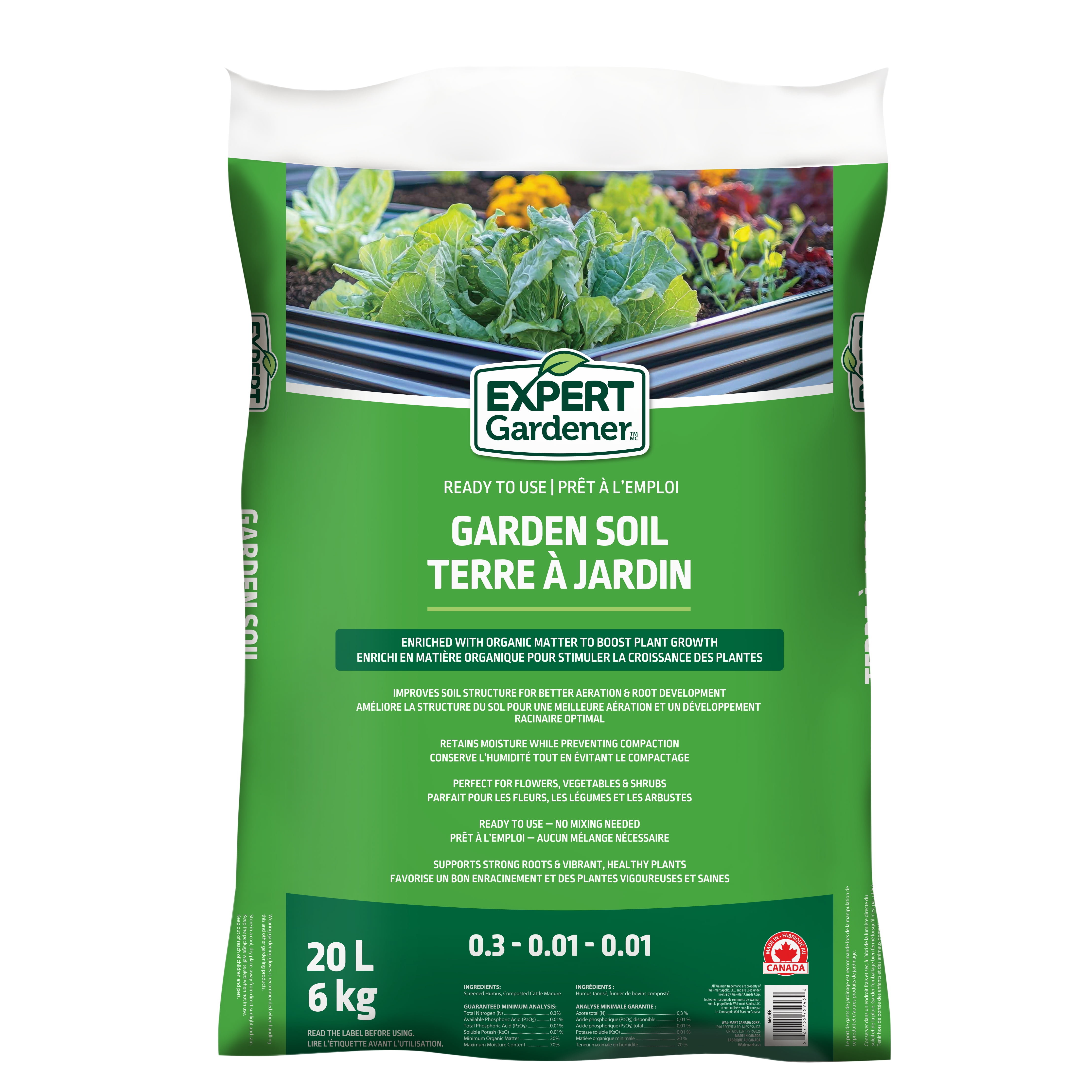 Expert Garden Terre À Jardin 20L