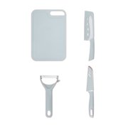 Kitchen Knife Set Comes with Cutting Board, Fruit Knife Set, Scissors, Vegetable Knife, Peeling Knife Set, Kitchen Portable Knife Set Chopping Boards for Kitchen