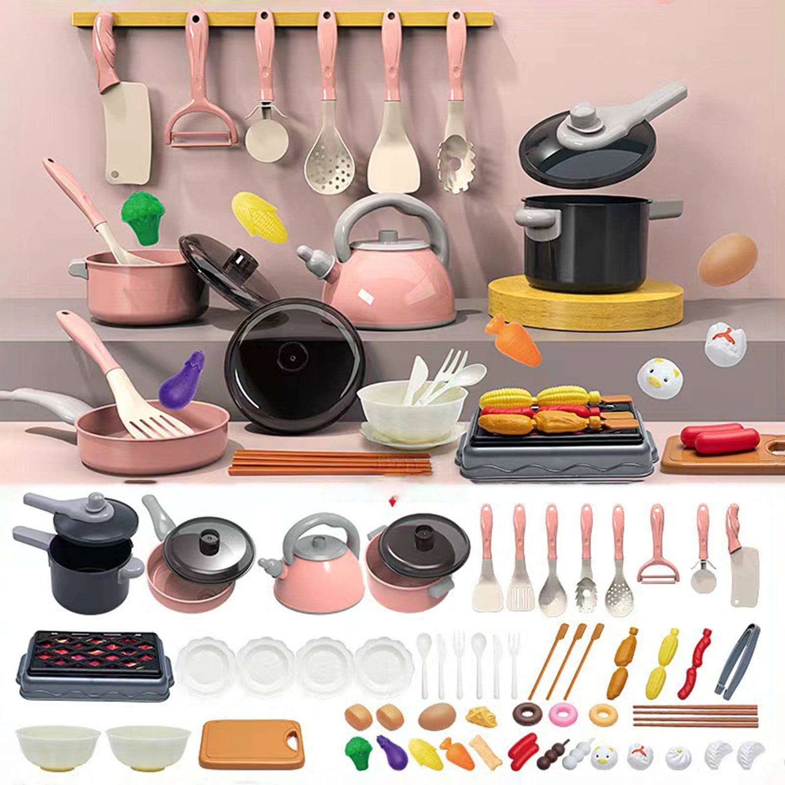 Clearance! JMYHOAM Children's Play Kitchen Toy Set