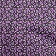 thumbnail image 1 of oneOone Polyester Spandex Purple Fabric Fruits Craft Projects Decor Fabric Printed By The Yard 56 Inch Wide, 1 of 3