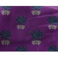 thumbnail image 4 of oneOone Tissu Georgette Viscose Imprimé Feuilles & Lotus Tissu BTY 42 Pouces de Large, 4 of 4