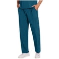 thumbnail image 1 of Clearance! Grrvtrz Cargo Scrub Pants for Men — Classic Straight Leg Fit, 4Pockets, 4-Way Stretch, Anti-Wrinkle Drawstring Scrub Pants, 1 of 8
