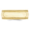 thumbnail image 2 of 10KY 8mm Double Milgrain Comfort Fit Band Size 7 Size 7, 2 of 3