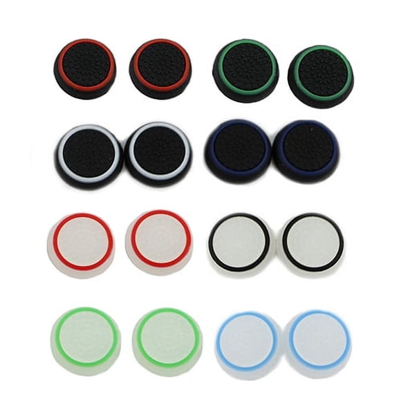 CNKOO 10Pcs Glow in The Dark Analog Controller Thumb Stick Grip Cap Cover for Xbox