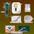 thumbnail image 2 of MesaSe Portable Mini Ironing Machine  Handheld Steam Iron  Travel Garment Steamer  Professional Micro Steam Iron for Fabric Clothes Good for Home and Travel, 2 of 6