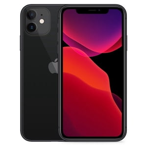 Apple iPhone 11 128GB Téléphone intelligent - noir - Débloqué - Rénovés