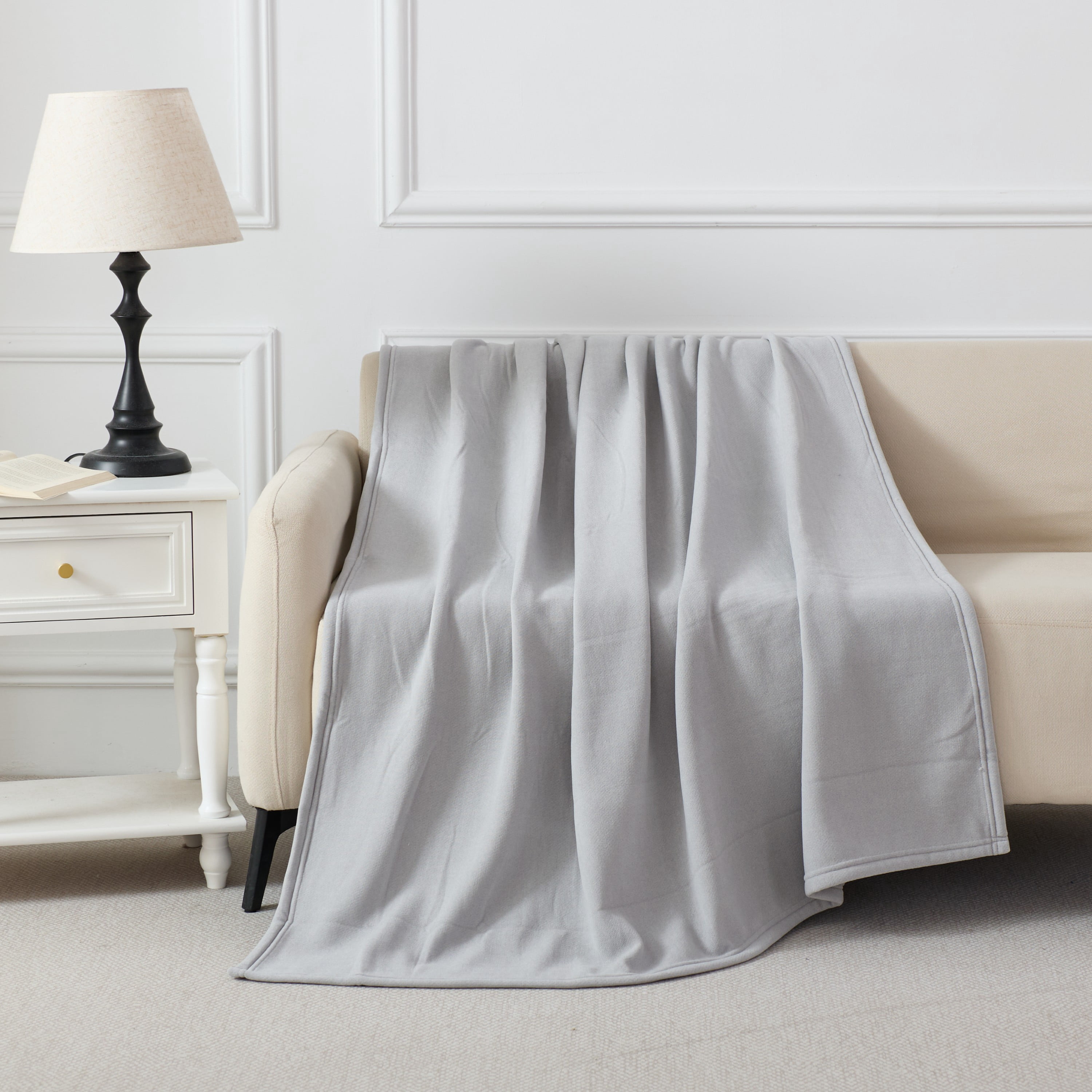 Mainstays Sweatshirt Throw Gray