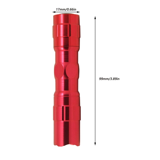 LED Mini Flashlight Torch 3W Aluminium Alloy Ultra Bright Waterproof for Camping Hiking Emergency