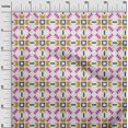 thumbnail image 2 of oneOone Cotton Poplin Fabric Geometric Ikat Print Sewing Fabric BTY 56 Inch Wide, 2 of 4