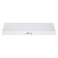 thumbnail image 2 of Ancona 36” Ducted Under Cabinet Range Hood in White, 2 of 6