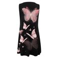 thumbnail image 4 of TJAZFJPA Robes Corset pour Femmes Robe Élégante pour Femmes à Col Rond, Robe Débardeur à Col Rond, Robe Décontractée à Imprimé Floral, Robe à Capuchon Ample et Chaude, Robe d'Été Grande Taille, 4 of 5
