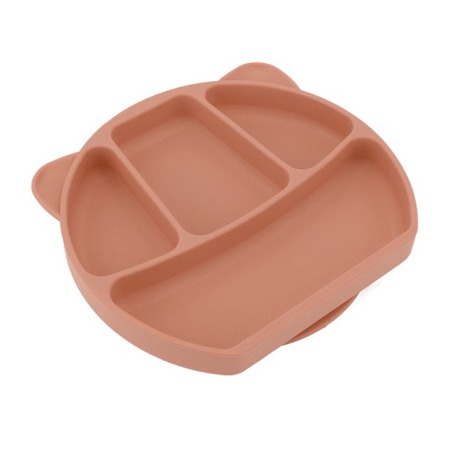 Toddler Plates With Suction Silicone Divided Plates For Babies & Toddlers