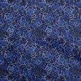 thumbnail image 1 of oneOone Cotton Jersey Blue Fabric Abstract Craft Projects Decor Fabric Printed By The Yard 58 Inch Wide, 1 of 4