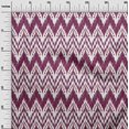 thumbnail image 2 of oneOone Cotton Poplin Fabric Chevron Ikat Print Fabric By Yard 42 Inch Wide, 2 of 4