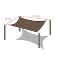 thumbnail image 3 of Dvkptbk Sun Shade Sails , Voile d'Ombrage Extérieur pour Piscine - Protection 95 % - Voile d'Ombrage Rectangulaire pour Terrasse, Jardin, Installation Extérieure, Toile d'Ombrage, 3 of 5
