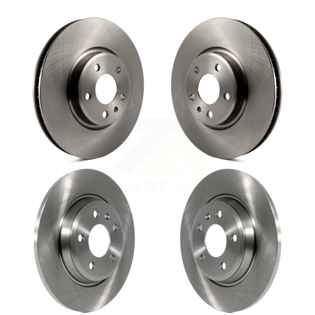 CMX Front Rear Disc Brake Rotors Kit for Car Audi Q5 A4 Quattro A5 allroad A6 K8-101596