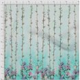 thumbnail image 2 of oneOone Polyester Lycra Fabric Leaves & Flower Panel Decor Fabric Printed BTY 56 Inch Wide, 2 of 3