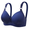 thumbnail image 1 of Bmisegm Women’s Bra with Adjustable Straps Cordless Design Backless Style for Comfort and All-Day Wear Blue 38, 1 of 2