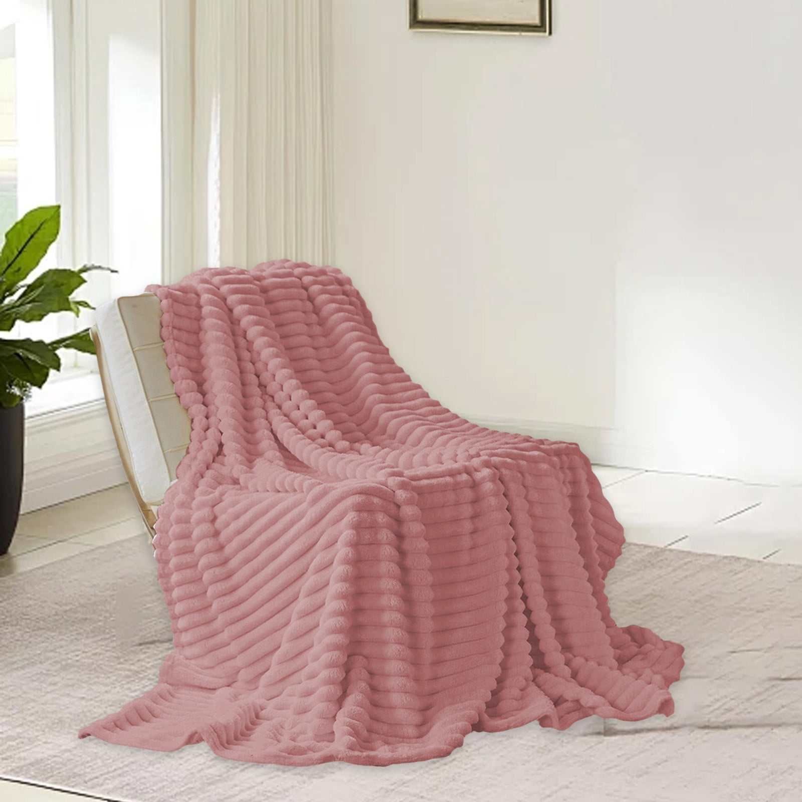 Dvkptbk cooling blanket Soft and Thick Double Layer Raschel Blanket A Must Have Warming Artifact In Winter Suitable for Beds Sofas and Other Scenes Providing The Ultimatecomfort