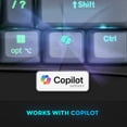 thumbnail image 3 of Adesso EasyTouch 1300 Multi-OS RGB Mechanical Full-Size Keyboard with CoPilot AI, 3 of 9