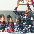 thumbnail image 4 of Family Matching Christmas Pajamas Set Holiday Snowflake Sleepwear  PJS Set for Couples and Kids, 4 of 7