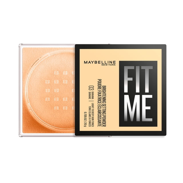 Maybelline New York Fit Me Loose Powder, 16H Shine Control, Banana