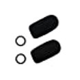 thumbnail image 3 of Replacement aviation microphone windscreens for Bose, Lightspeed, David Clark, Crystal Mic (Two (2) Pack Standard Model), 3 of 10