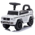 thumbnail image 1 of Best Ride On Cars Poussette pour Enfants Mercedes G-Wagon Voiture Pousse-Pousse, Blanc, 1 of 9
