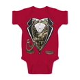 thumbnail image 1 of Toddlers Camo Tuxedo Bodysuit - Red - 18 Months, 1 of 1