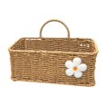 thumbnail image 1 of GROWTH TANK Woven Wall Hanging Basket Imitation Rattan for Ginger Garlic and Toys Vegetables Rectangle, 1 of 9