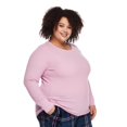 thumbnail image 4 of George Women's Plus Waffle Sleep Tee, 4 of 6