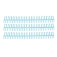 thumbnail image 4 of Poignet de Liaison en Feuille en Vrac, Outil de Fixation en Papier PP Résistant à l'Usure 30 Trous de 22 Mm de Diamètre Intérieur Réutilisable pour le Bleu Transparent de Bureau, 4 of 8