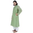 thumbnail image 2 of Atasi Kurta Traditionnel à Manches Longues pour Hommes Col Mandarin Tenue de Fête, 2 of 7