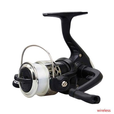 Fishing Reels Spinning Wheel Baitcasting fishing wheel spinning Plastic Spinning Reel with Rocker Arm Fishing Tackles, Silver