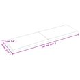 thumbnail image 2 of vidaXL Bathroom Countertop Light Brown 180x50x(2-6)cm Treated Solid Wood, 2 of 7