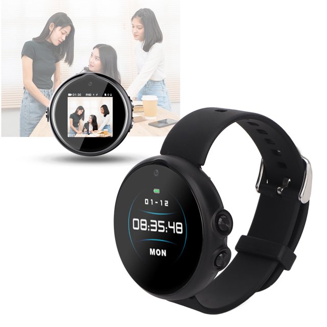 Voice Recorder Watch, Synchronization Time File Encryption Recorder Bracelet HD Noise Reduction for Class for Meeting 8g,16g,32g,64g,128g