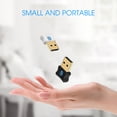 thumbnail image 3 of Bkuxy USB Bluetooth 5.0 Adapter Transmitter Bluetooth Receiver Audio Bluetooth Dongle Wireless Adapter for Computer PC Laptop Desktop, 3 of 6