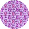 thumbnail image 1 of Ahgly Company Tapis d'Intérieur Lavables à la Machine, Ronds Pourpre Transitionnel, Ronds de 5', 1 of 7