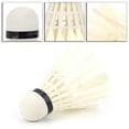 thumbnail image 1 of Dsseng 12Pcs/Lot White Feather Badminton Balls Shuttlecocks Outdoor Sports Training Accessory Badminton, 1 of 6