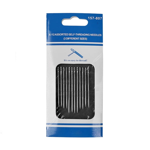 Kits pour Adultes Format Voyage Main et Fil Grand et Fil Couverture de Violon Applique Hiroshima Stabilité Aiguilles Auto-Enfilantes Aiguilles Auto-Enfilantes pour Couture à la Main Auto-Enfilantes Aiguilles à Coudre pour