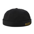 thumbnail image 1 of Mode Hip Hop Docker Citrouille Casquette Unisexe Sans Bord Bonnet Skullcap (Orange), 1 of 4